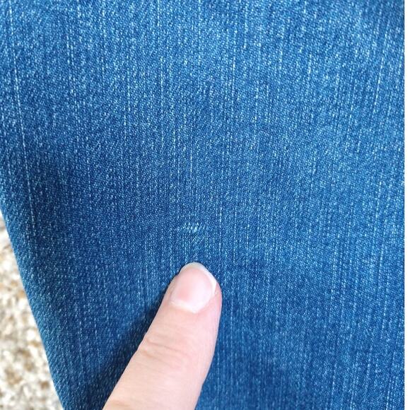 ATHLETA Sculptek Skinny Stretch Raw Hem Ankle Jeans Size 10 - Picture 4 of 12